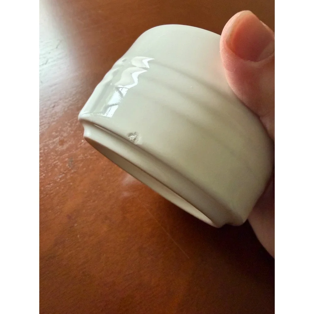 Le Creuset White Stoneware Round‎ Ramekin Straight Wall 200ml NEW
